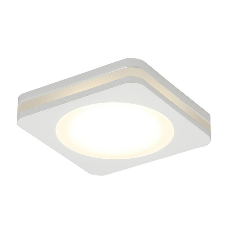 Белый квадратный спот Embedded Light Белый Белый квадратный спот Embedded Light Белый в Ульяновске | Loft Concept