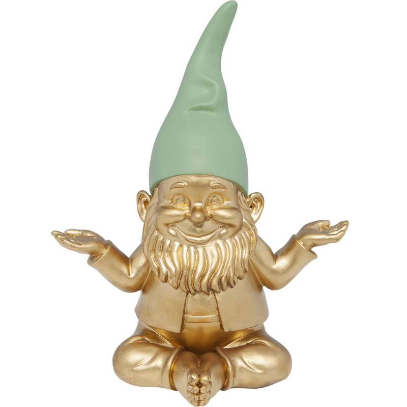 Статуэтка Golden Meditating Gnome Золотой в Ульяновске | Loft Concept 