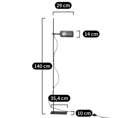 Торшер с плафоном из перфорированного металла Elledge Floor Lamp в Ульяновске