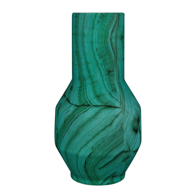 Ваза Malachite Vase rubikon Малахит в Ульяновске | Loft Concept 