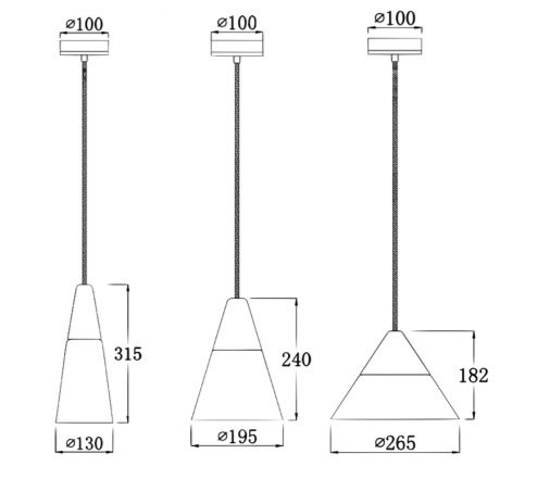 Подвесной светильник Opaque Light Middle в Ульяновске