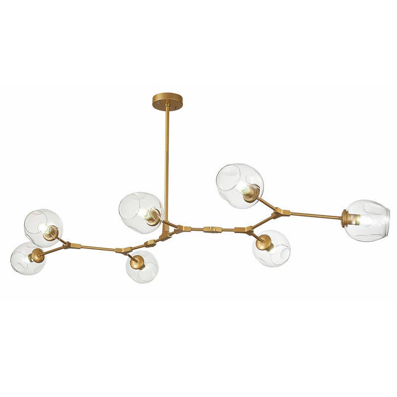 Люстра Branching Bubble Chandelier 7 gold Золотой в Ульяновске | Loft Concept 