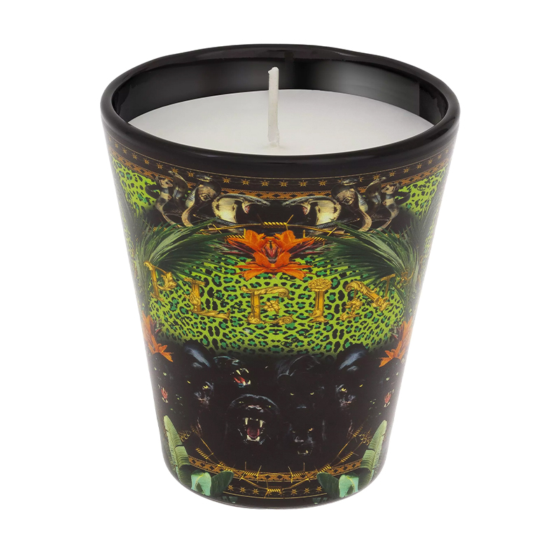 Свеча Philipp Plein Candle Jungle S Черный Мульти в Ульяновске | Loft Concept 