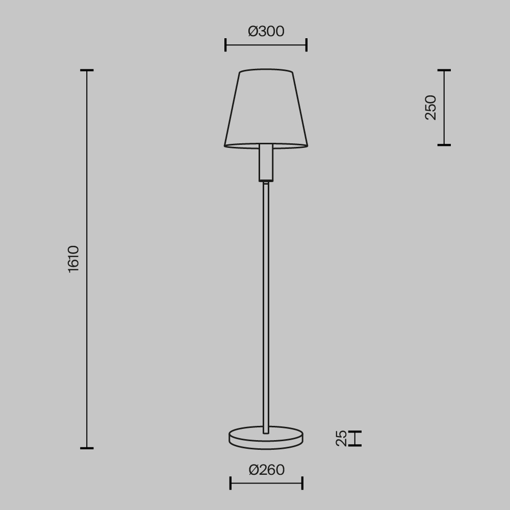 Напольный светильник Lira E27 в Ульяновске
