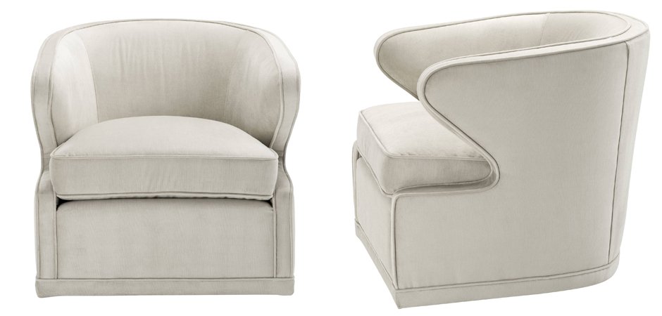 Кресло Eichholtz Chair Dorset Pebble Grey Кресло Eichholtz Chair Dorset Pebble Grey - Loft-Concept в Ульяновске