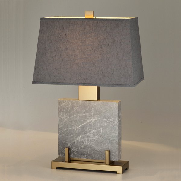 Настольная лампа Table lamp marble Grey Серый в Ульяновске | Loft Concept 