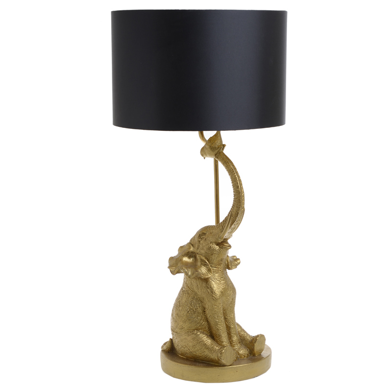 Настольная лампа Cheerful Elephant Table lamp Золотой Черный в Ульяновске | Loft Concept 