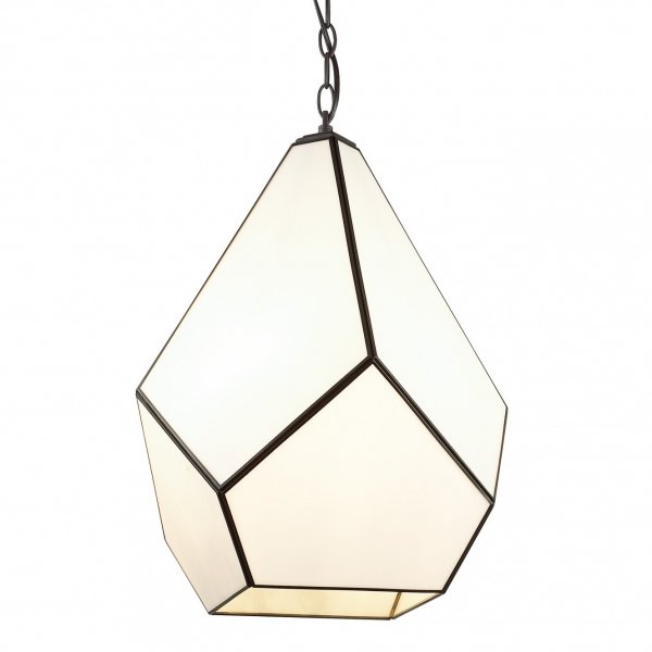 Люстра Geometry Glass Light Pendant Milk 4 Молочный в Ульяновске | Loft Concept 