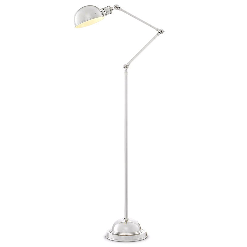 Торшер Eichholtz Floor Lamp Soho Nickel Никель в Ульяновске | Loft Concept 