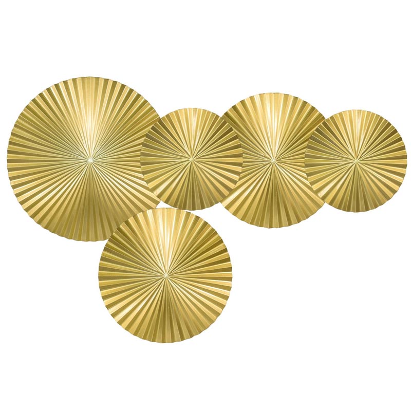 Арт-объект Apollo Gold Wall Plaque Disc 5 Золотой в Ульяновске | Loft Concept 