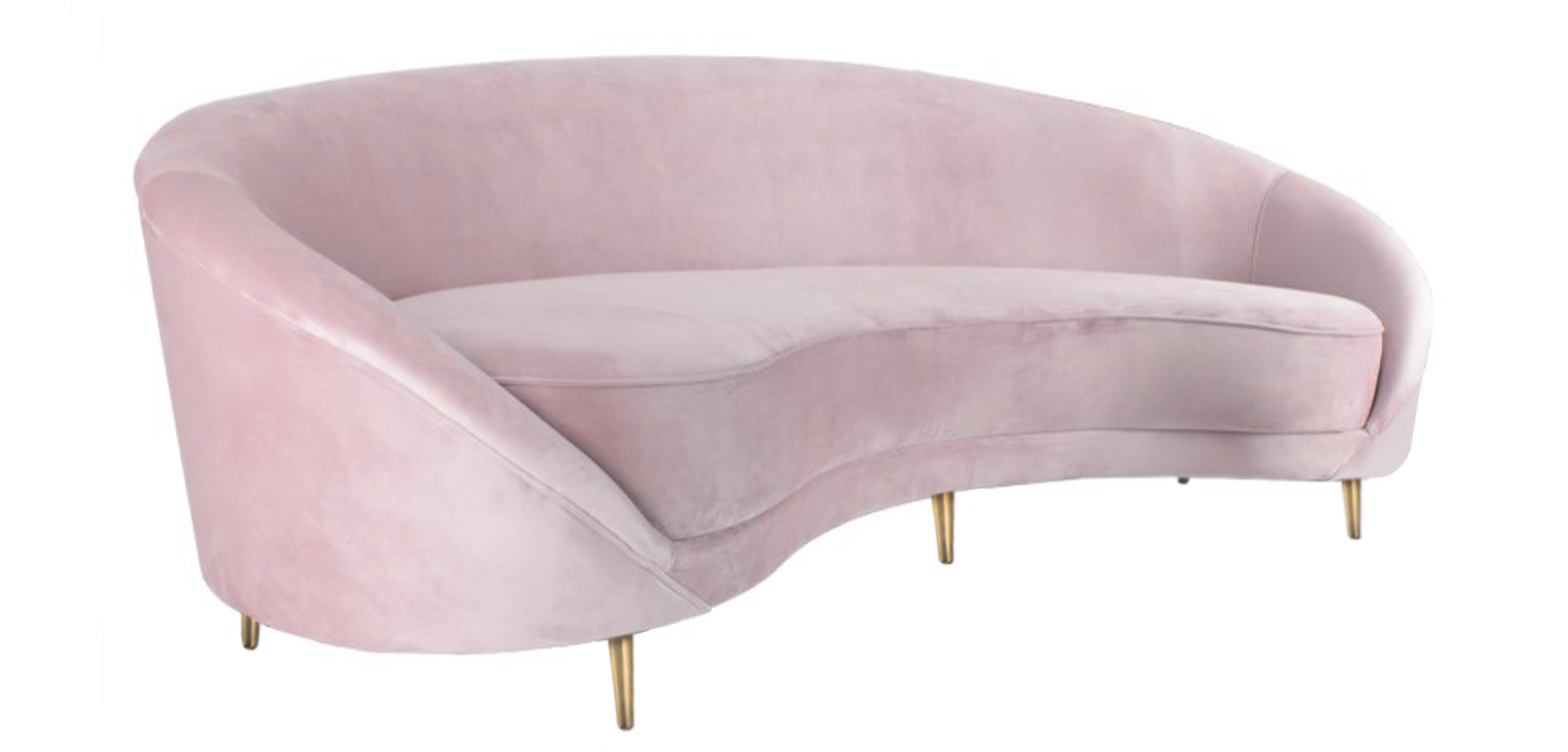 Диван изогнутый Bordeaux  Sofa  - фото