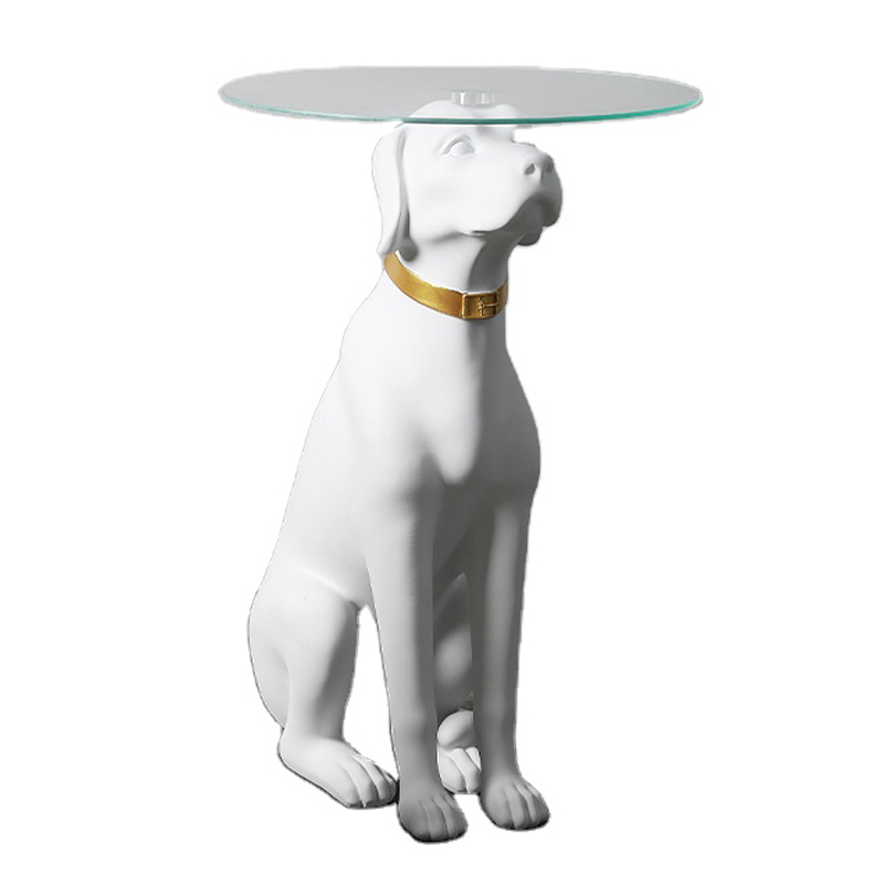 Приставной стол White Dog Table Белый в Ульяновске | Loft Concept 