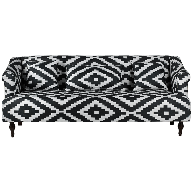 Диван KELIM Ornament black and white sofa Черно-белый в Ульяновске | Loft Concept 