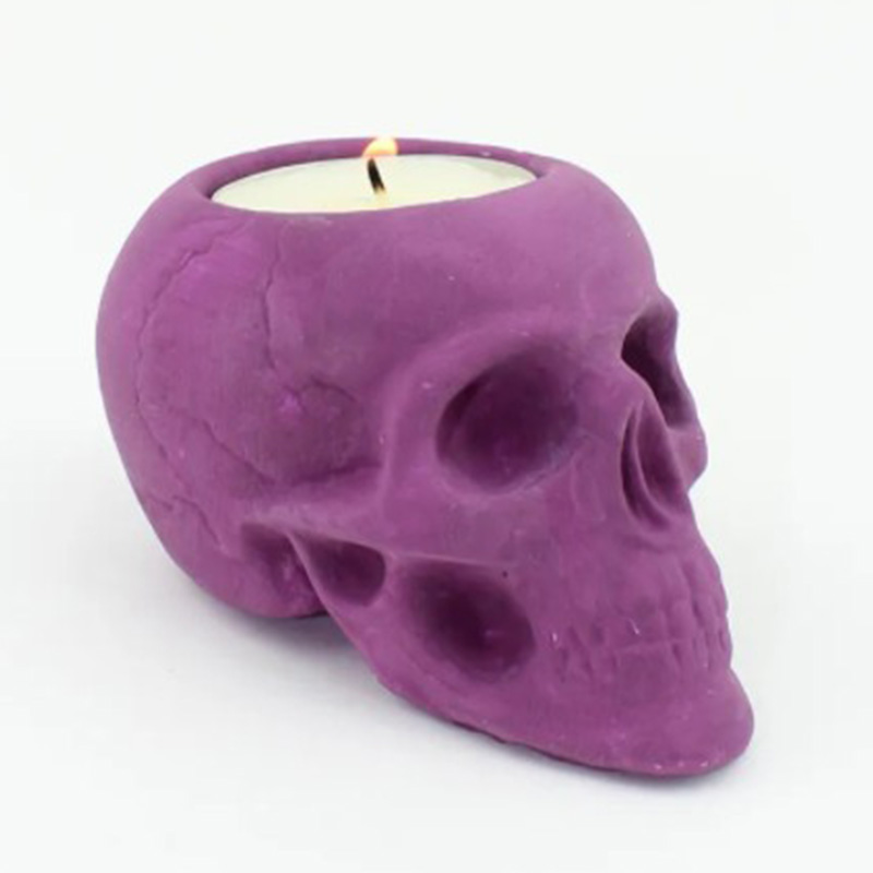 Подсвечник Purple Skull Пурпурный в Ульяновске | Loft Concept 