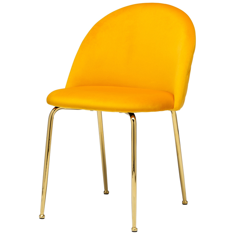 Стул Vendramin Dining Chair yellow Желтый Глянцевое золото в Ульяновске | Loft Concept 