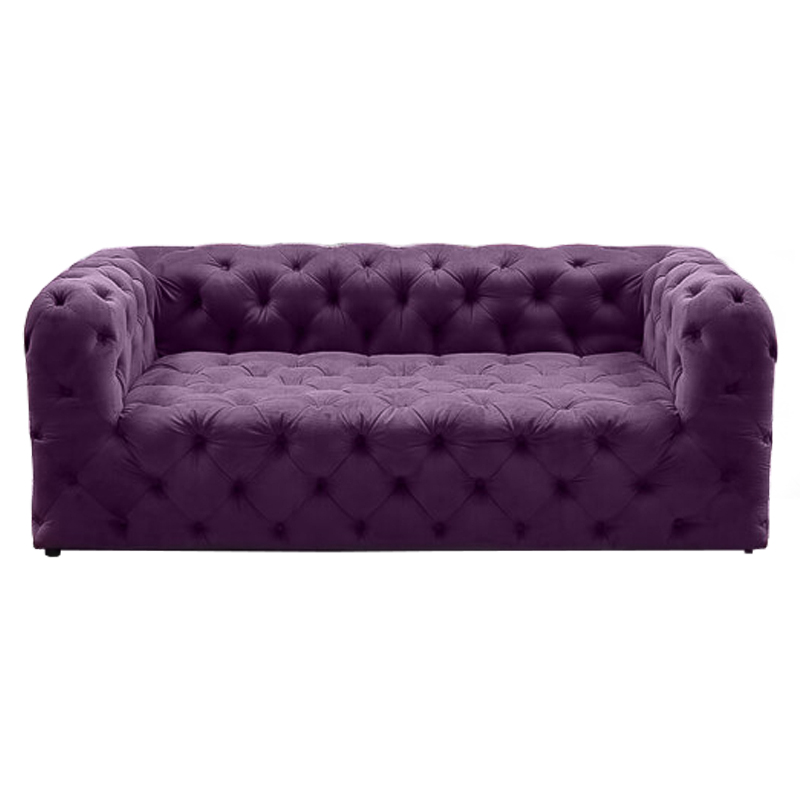 Диван Soho tufted purple velor Фиолетовый в Ульяновске | Loft Concept 