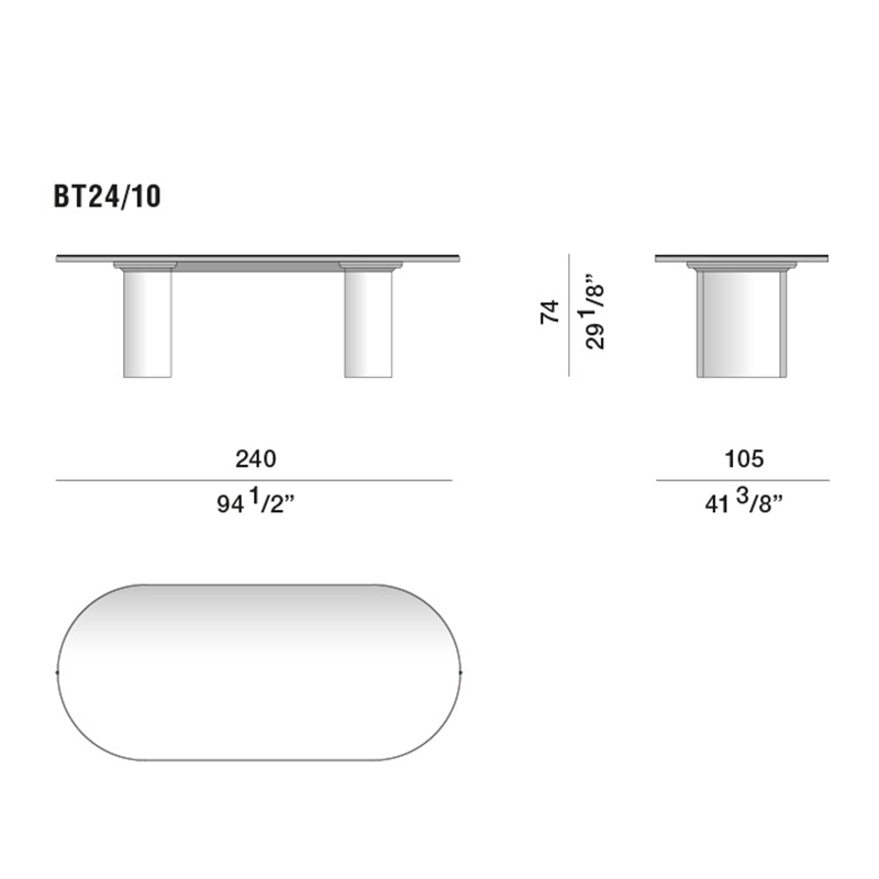 Дизайнерский рабочий стол из металла BLEVIO Table в Ульяновске