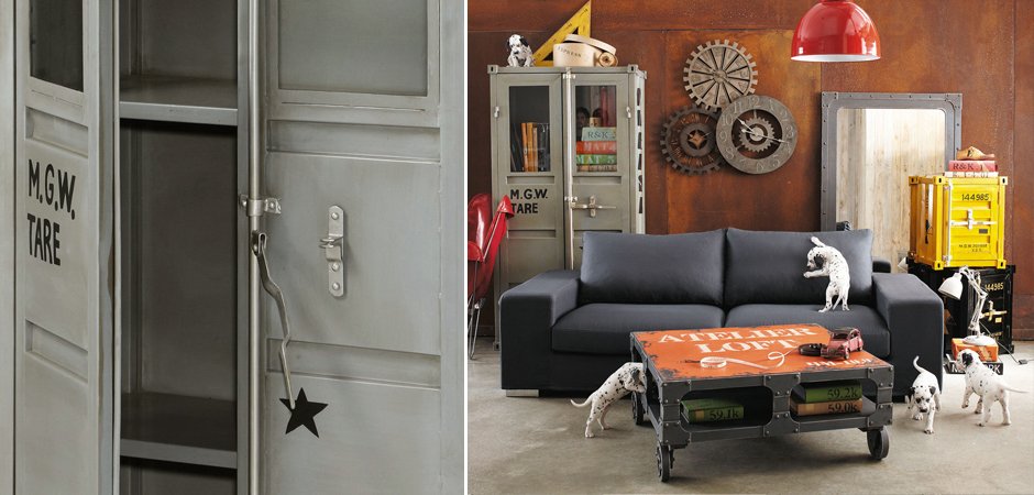 Шкаф-витрина Sea Container M.G.W. - фото №1