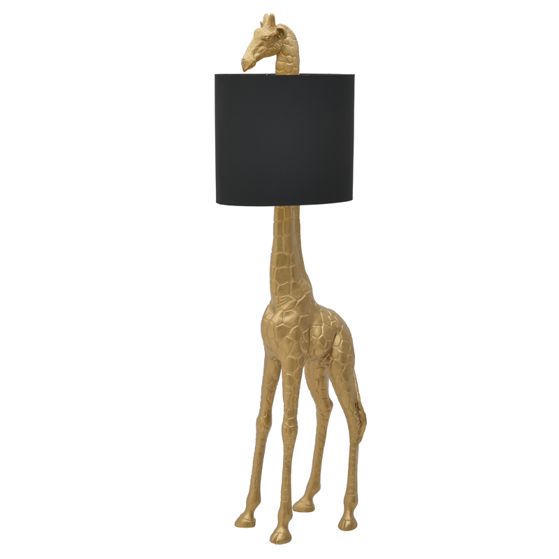 Торшер Golden Giraffe Floor lamp Черный Золотой в Ульяновске | Loft Concept 