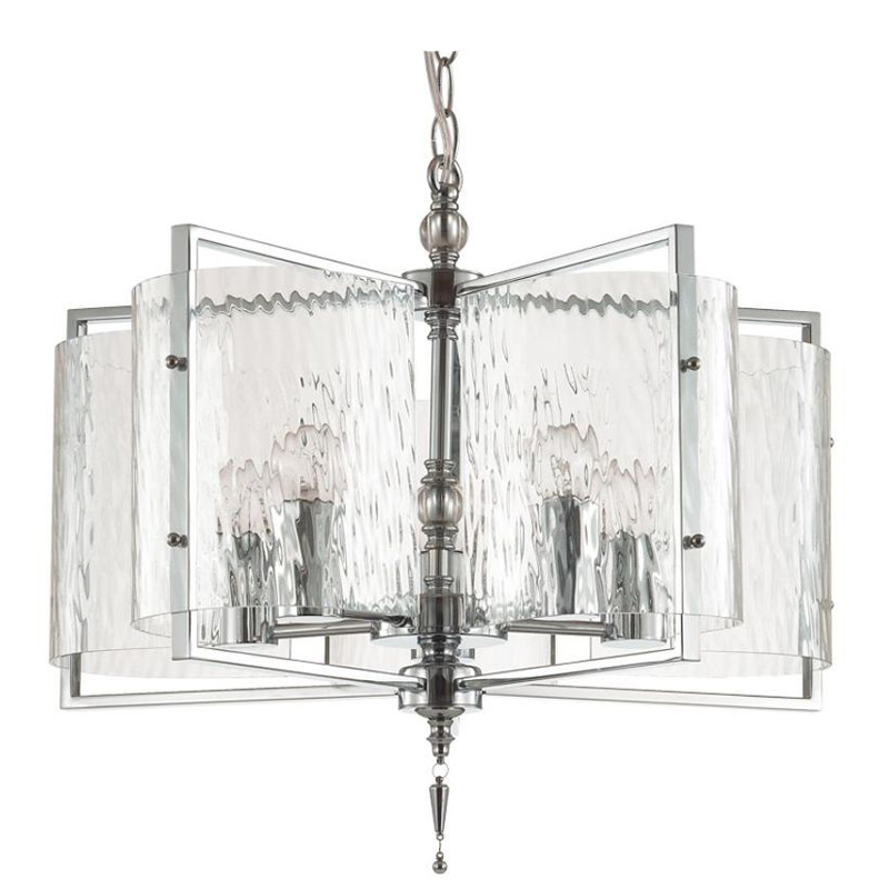 Люстра Karissa Chrome Chandelier 48 Хром Прозрачный (Transparent) в Ульяновске | Loft Concept 