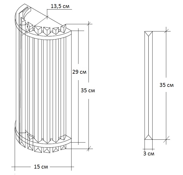 Бра Suspension Glass Cylinders Sconces 35 в Ульяновске