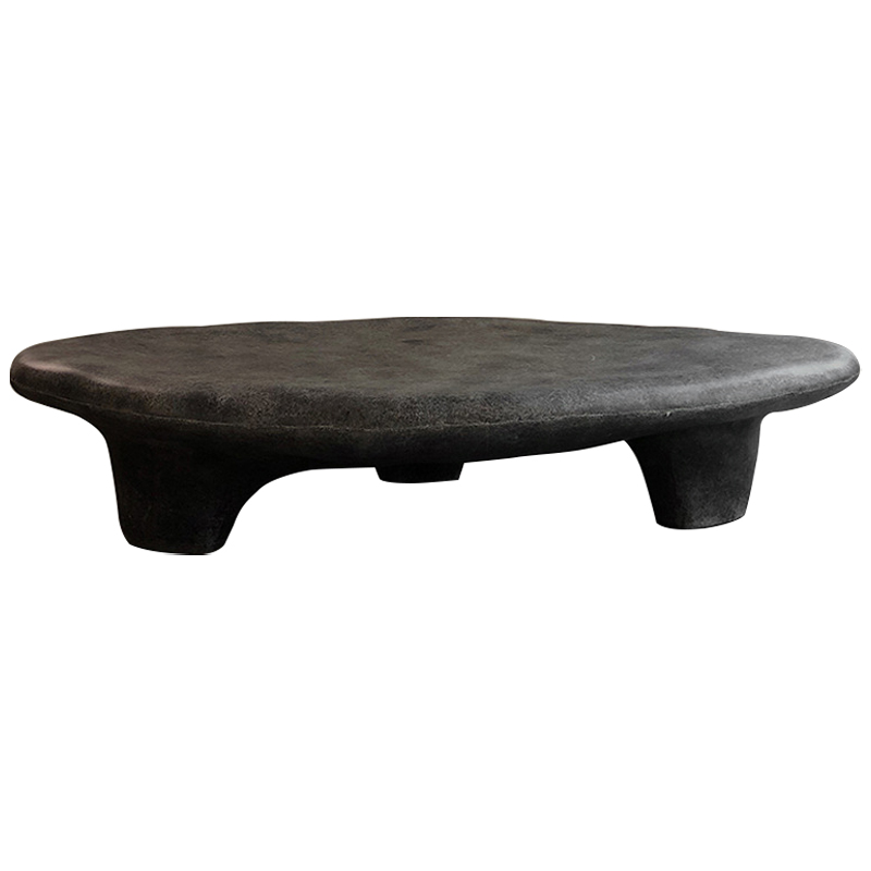 Кофейный стол Stone Coffee Table Black Черный в Ульяновске | Loft Concept 