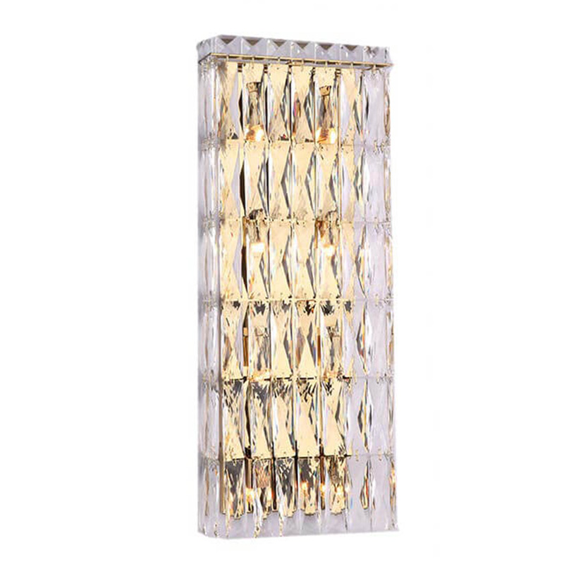 Бра Crystal Regena Gold Wall Lamp 8 Золотой Прозрачный (Transparent) в Ульяновске | Loft Concept 