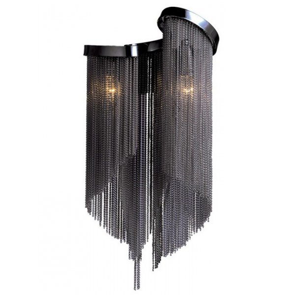 Бра Atlantis Chain Wall lamp Black Темный хром в Ульяновске | Loft Concept 