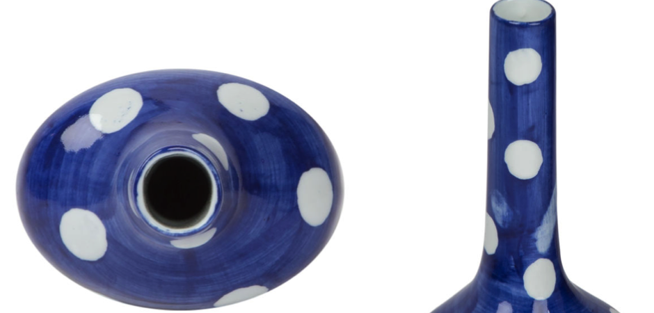 Ваза-бутылка blue & white ornament Point Bottle Ваза-бутылка blue & white ornament Point Bottle - Loft-Concept в Ульяновске