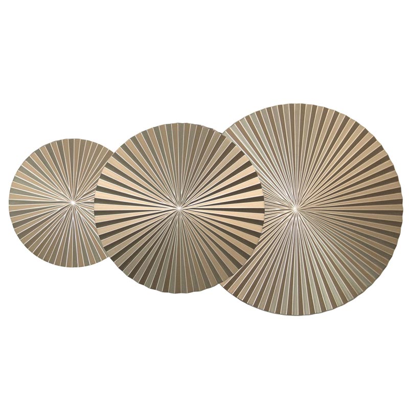 Арт-объект Apollo Champagne Wall Plaque Disc 3 Золотой Шампань в Ульяновске | Loft Concept 