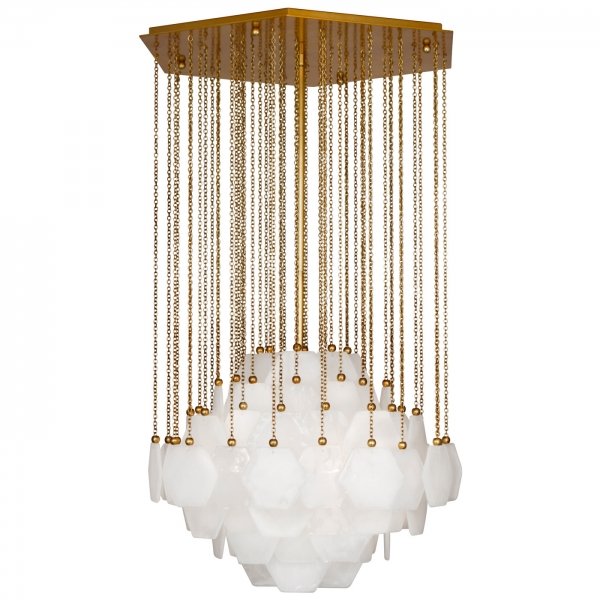 Люстра Jonathan Adler VIENNA LARGE CHANDELIER Латунь в Ульяновске | Loft Concept 