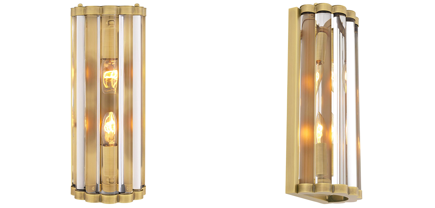 Бра Eichholtz Wall Lamp Amalfi S Brass - фото