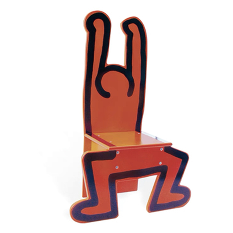 Детский стул Chaise Keith Haring Dancer Vilac Красный Красный в Ульяновске | Loft Concept 