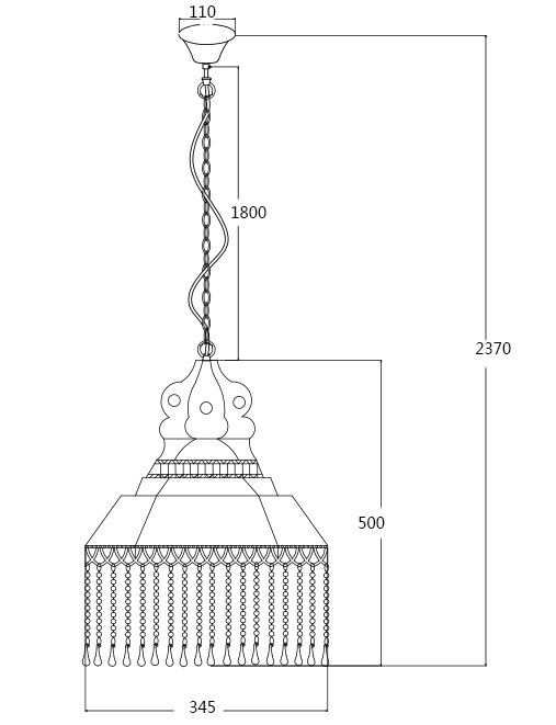 Люстра Loft Mosque Chandelier в Ульяновске