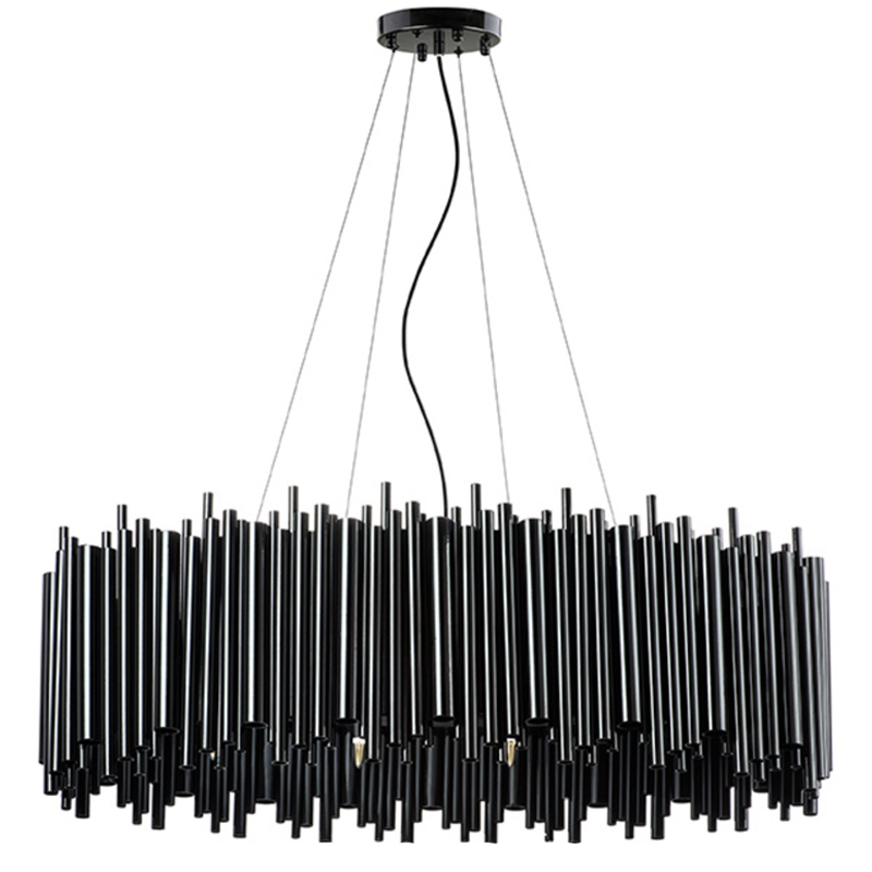 Люстра Delightfull Brubeck Chandelier Black Oval  в Ульяновске | Loft Concept 