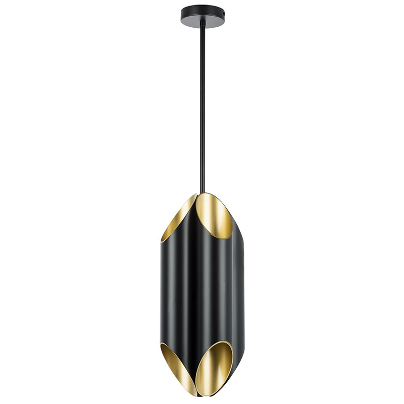 Подвесной светильник Garbi Black Pipe Organ Hanging Lamp Черный Золотой в Ульяновске | Loft Concept 