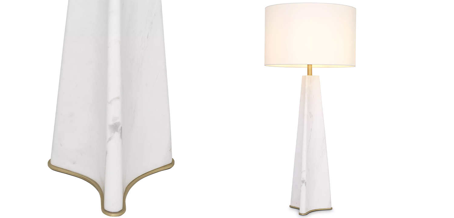 Настольная лампа Eichholtz Table Lamp Bensom Marble - фото №1