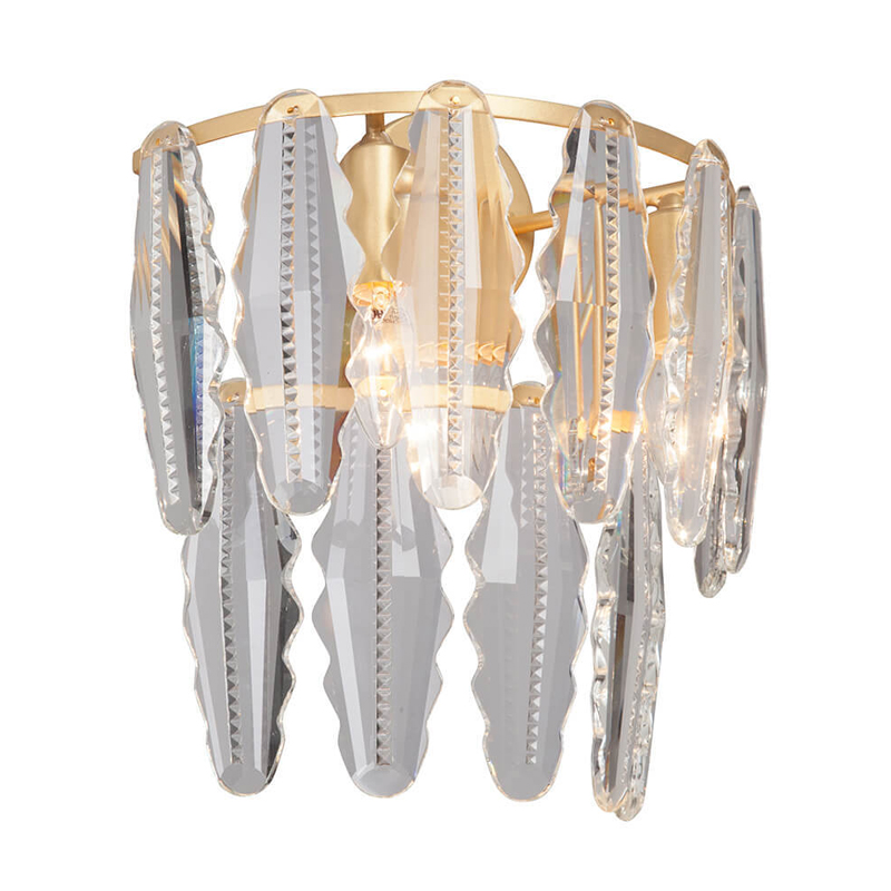 Бра Maogan Textured Sconce Золотой Прозрачный (Transparent) в Ульяновске | Loft Concept 