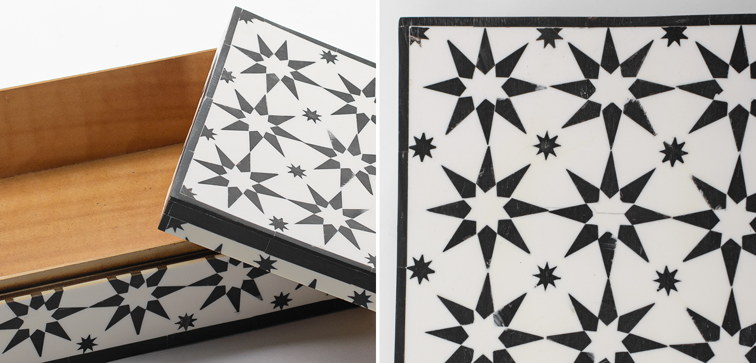 Шкатулка Stars Bone Inlay - фото