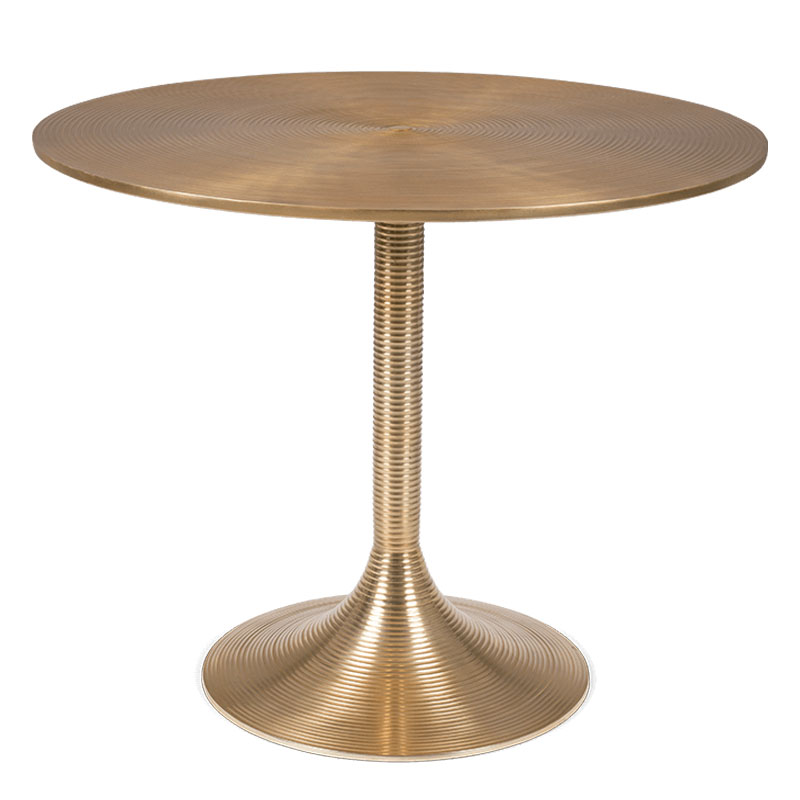 Кофейный столик HYPNOTISING ROUND COFFEE TABLE GOLD BM23002 Bold Monkey Золотой в Ульяновске | Loft Concept 