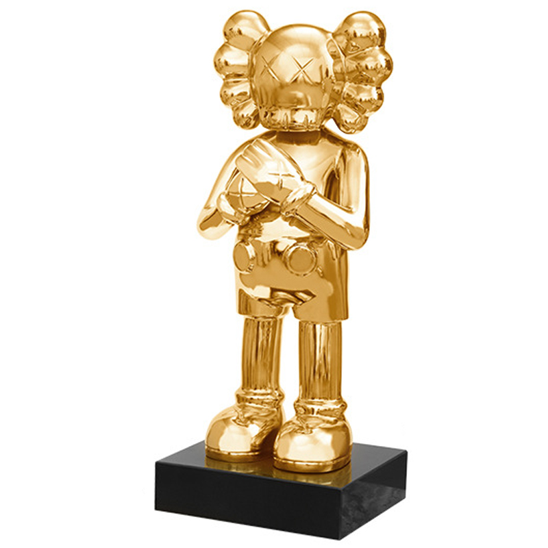 Статуэтка KAWS Gold on stand Золотой в Ульяновске | Loft Concept 