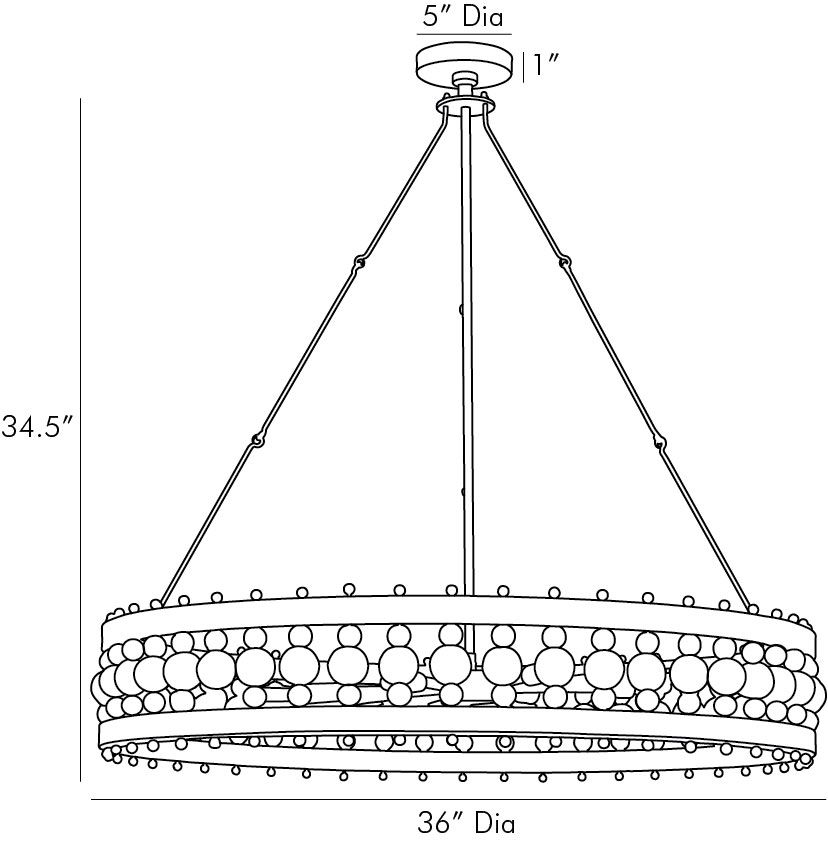 Люстра Arteriors ESME CHANDELIER в Ульяновске