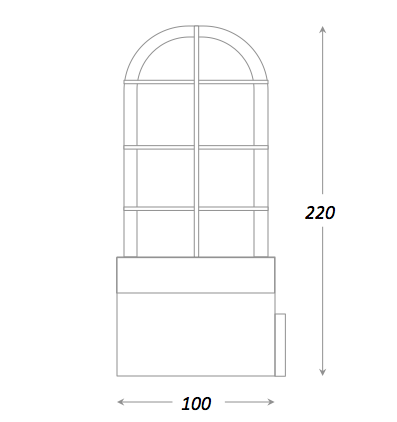 Настольная лампа Steampunk Cage Glass Edison Table lamp в Ульяновске