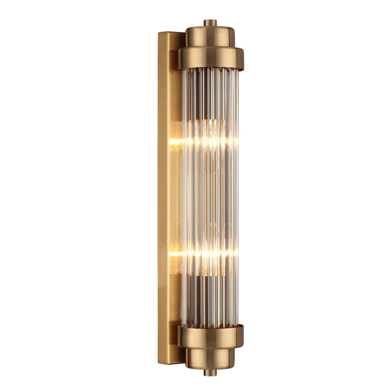 Бра Dirck Glass TUBE Sconce Bronze Бронза в Ульяновске | Loft Concept 