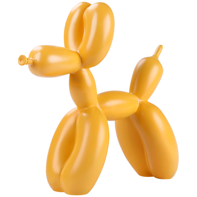 Статуэтка Jeff Koons Balloon Dog Matte Yellow Желтый в Ульяновске | Loft Concept 