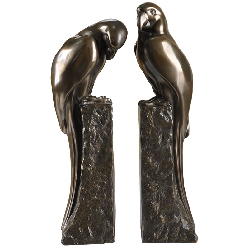 Держатель для книг Bookend Perroquet set of 2 Темная бронза в Ульяновске | Loft Concept 