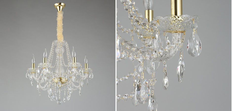 Хрустальная Люстра Tears Золотая  - Loft-Concept в Ульяновске