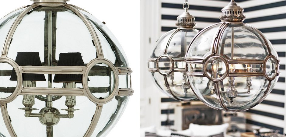 Люстра Lantern Hagerty Antique Silver - Loft-Concept в Ульяновске