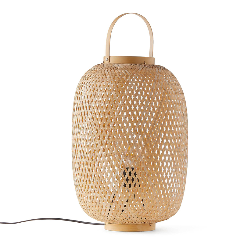 Настольная лампа Lantern Wicker Table lamp Бежевый в Ульяновске | Loft Concept 