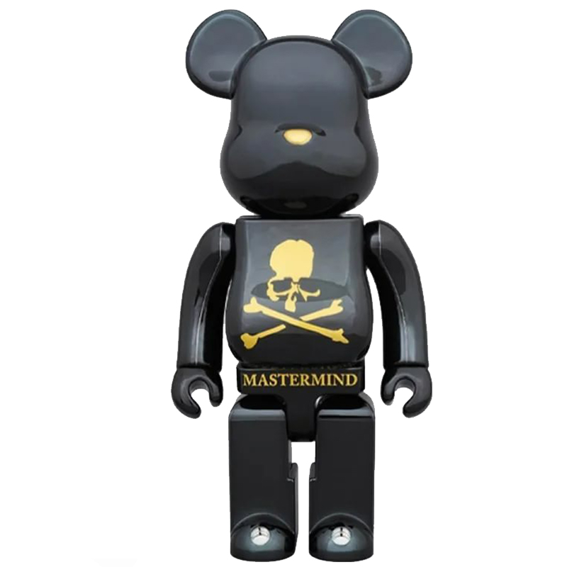 Статуэтка Bearbrick Black Mastermind Черный в Ульяновске | Loft Concept 